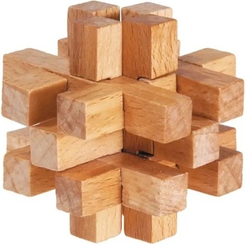 Fridolin Логически дървен 3D пъзел Fridolin - Четири към пет (F17704)