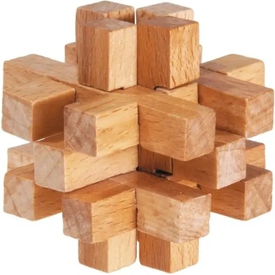 Fridolin Логически дървен 3D пъзел Fridolin - Четири към пет (F17704)