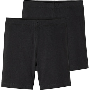 Name it Детски клин Name it Kid's Vivian Solid Short Legging 2-Pack Leggings - Black - размер 86/92 (EU) (711-0329-0111)