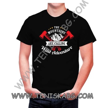 Image 1 of Fruit of the Loom Тениска с щампа - The mountains