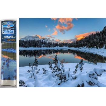Norimpex - Puzzle Diamant painting: Winter calm 30x40cm - 1 - 39 piese