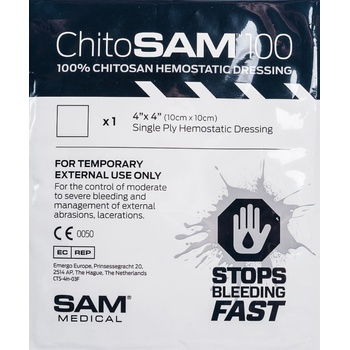 SAM Medical SAM Medical CHITOSAM 100 hemostatické krytí 10 cm x 10 cm