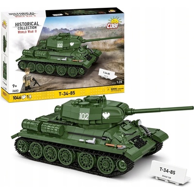 COBI 2683 World War II Ruský stredný tank T-34-85 1:28
