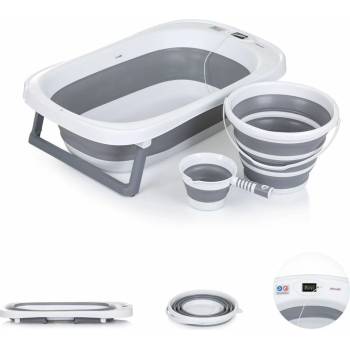 CHIPOLINO Skladacia vanička Bali s doplnkami Grey