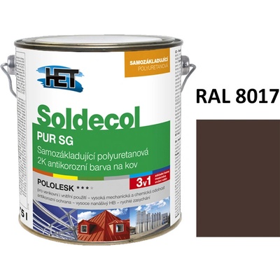 Het Soldecol PUR SG 2,5L RAL 8017