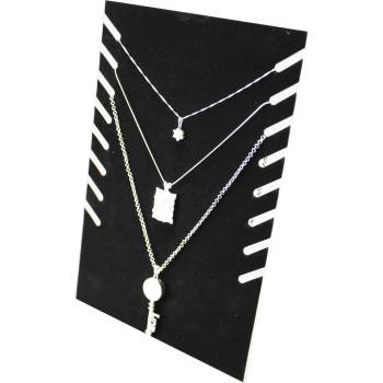 Elementrix dekolt na šperky černý samet, DKP1 skládací