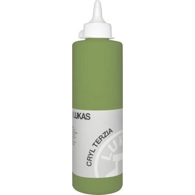 Akrylová barva listová zeleň LUKAS 500 ml