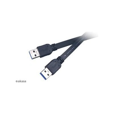 Akasa AK-CBUB15-15BK USB 3.0 A - A, 150cm, černý