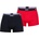 Boss Боксерки Boss Mens BOSS Bodywear 2 Pack Logo Waistband Boxers - Black/Red 972