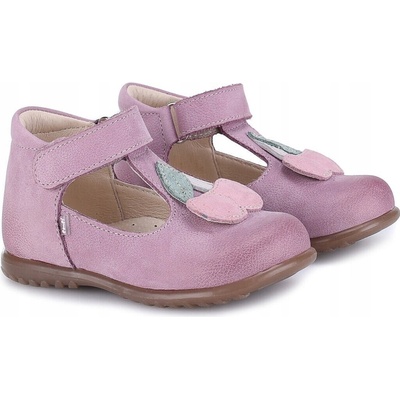 Emel es 2409g-5 baleríny kožené portofino fialové čerešničky