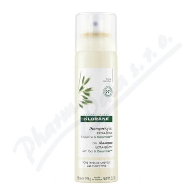 Klorane Avoine jemný suchý šampón s ceramidmi 150 ml