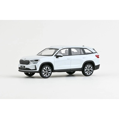 Abrex Škoda Kodiaq II 2023 Bílá Moon Metalíza 1:43