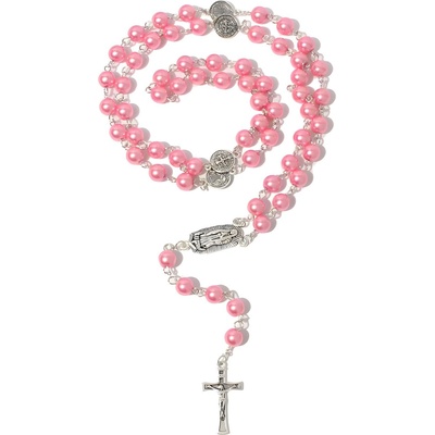 HARAHU Колие Броеница es-38835 - Розова kp38835 (es-38835)