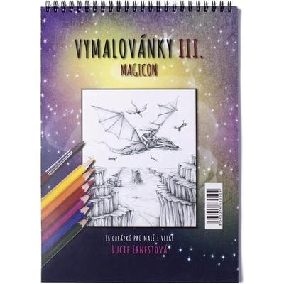 Vymalovánky 3.díl s horní vazbou twin wire A4 16 listů