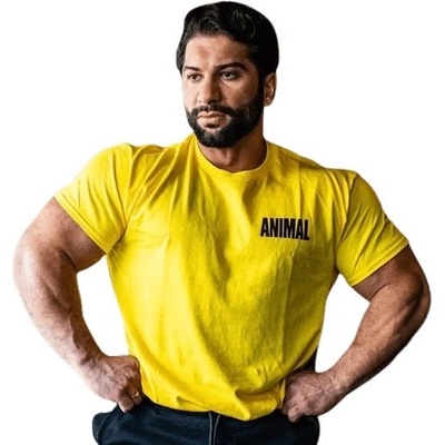 Universal Nutrition Universal triko Animal Iconic T-Shirt žluté