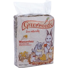 Greenwoods seno z lúk púpava 1 kg