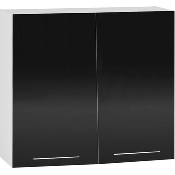 Image 1 of Bogdan Furniture Europe Горен шкаф В80/72-Е20, черен гланц