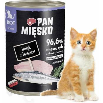 Pan Mięsko Kitten Morčacie s lososom 400 g