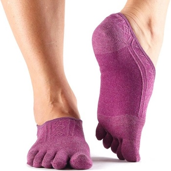 ToeSox Prstové ponožky Casual Dash Violet