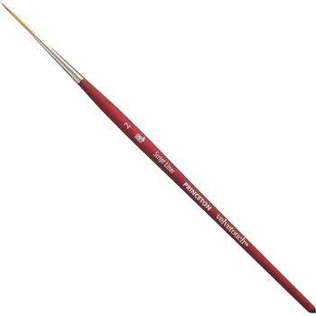 Princeton Artist Brush Velvetouch Multi-Technique Synthetic Script Liner Кръгла четка 2 1 бр (P3950SC2)