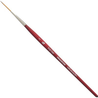 Princeton Artist Brush Velvetouch Multi-Technique Synthetic Script Liner Кръгла четка 2 1 бр (P3950SC2)
