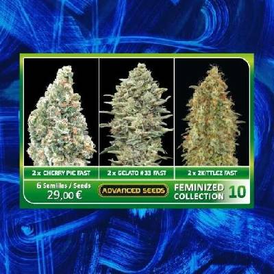Advanced Seeds Feminized Collection #10 semena neobsahují THC 6 ks