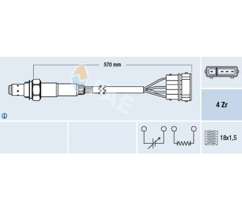 Lambda sonda FAE 77239