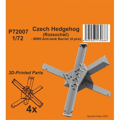 Special Hobby Czech Hedgehog Rozsocháč WWII Anti tank Barrier 4 pcs 1:72