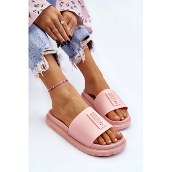 Big star shoes Дамски чехли Big Star в светло розово BIG STAR SHOES | Rozov | ЖЕНИ | 37