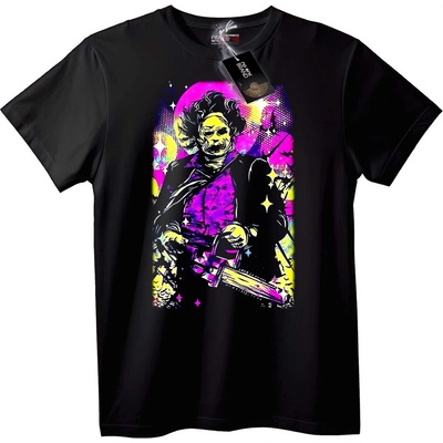 NOONEBRAND Тениска Неонов Horror Верижен трион - 7XL, White
