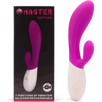 Image 1 of Превъзходен вибратор с клитор стимулатор, 19, 7см. - Master Rhythm Purple (DEBRA00979)