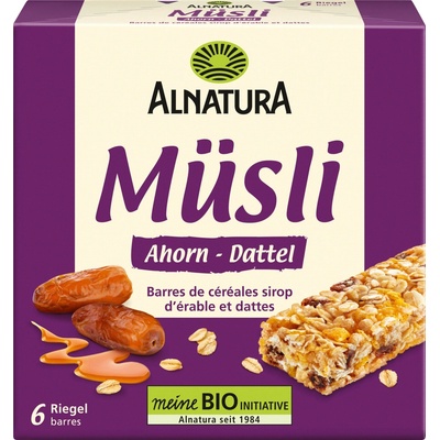 Alnatura Bio müsli tyčinka javor datle 150 g