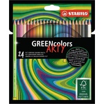 STABILO Green colors Arty Комплект цветни моливи 24бр. 6019/24-1-20 (6019/24-1-20)