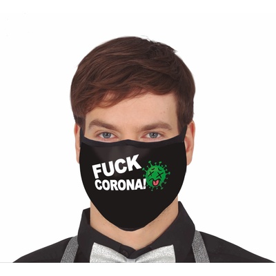 Guirca Защитна маска с надпис Fuck Corona