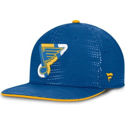 Fanatics kšiltovka St. Louis Blues NHL Authentic Pro Rink Square Visor Snapback