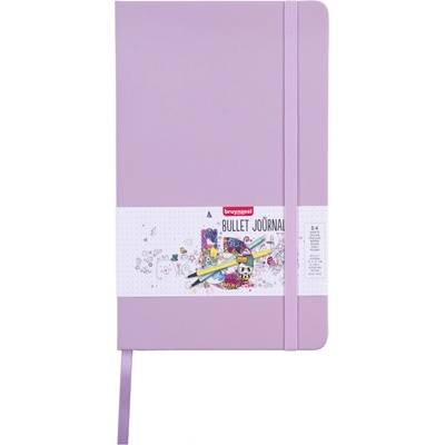 Bullet journal Bruynzeel Lilac bodkovaný 13 x 21 cm 140g