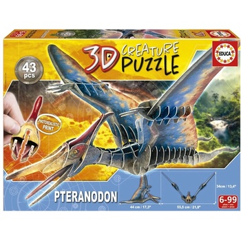 Educa Пъзел, Educa, Птеранодон 3D, 43 части