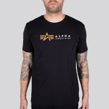 Alpha Industries tričko Alpha Label T Black