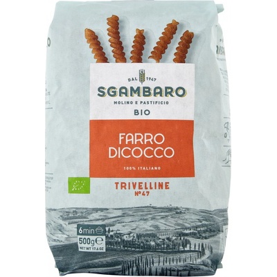 Sgambaro špaldové cestoviny Trivelline 0,5 kg