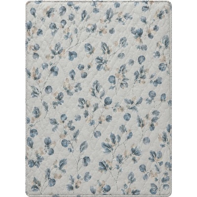 4sleep Milano letní 250 g Lístečky modré na šedé 160x200