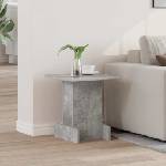 vidaXL Крайна масичка Циментено сиво 35, 5 x 35 x 40 см (891211)