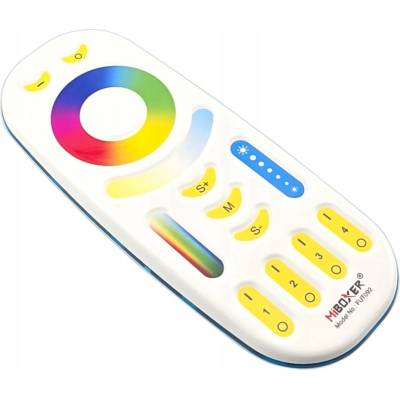 MiBoxer FUT092 Dálkový Ovladač pro LED pásky RGB/CCT 4 zóny Bílý 2,4G
