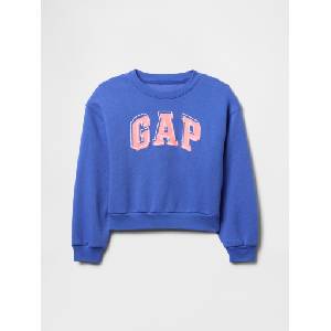 GAP Бебешки суитшърт с голям размер и лого GAP GAP | Sin | Момичешки | 104/110 - zoot - 61,39 лв