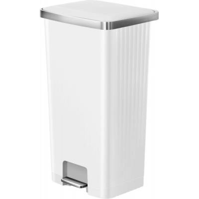 EKO-Europe EKO Кош за отпадъци с педал HANA II - бял - 90 л (EKO 638890 - White)