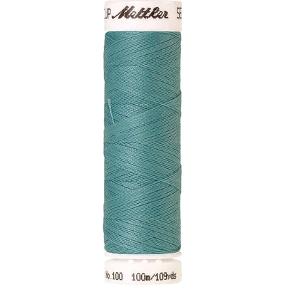 Nitě SERALON 100m na univerzální šití, polyester AMANN Mettler - více barev 6677: 0408 světle tyrkysová