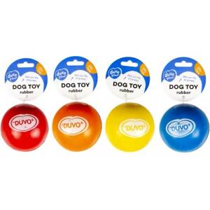 Duvoplus Rubber bouncy ball mix - играчка за куче подскачаща топка, 6, 5 см, 1 брой, Белгия - 10154