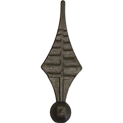 neuvedená Hrot kovaný h165, b53mm