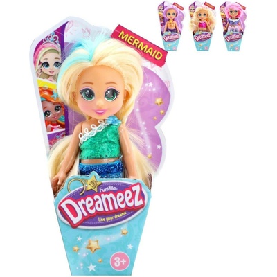 Funville Dreameez mini mořská panna v kornoutku růžové vlásky