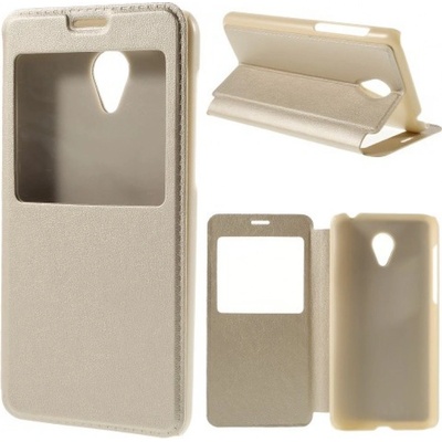 Púzdro Window Meizu Blue Charm M2 Champagne
