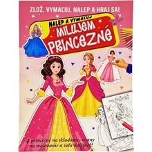 Milujem princezné nalep a vymaľuj
